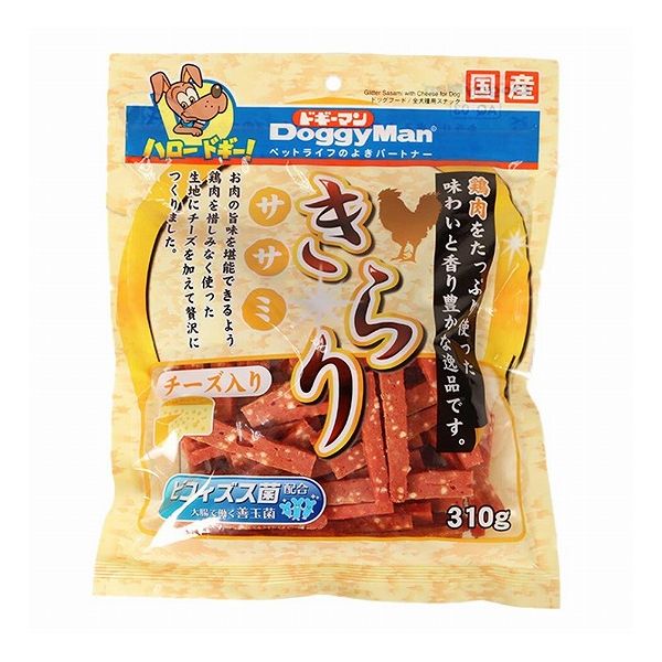 【24個セット】 ドギーマン きらり ササミチーズ入り 310g x24【送料無料】