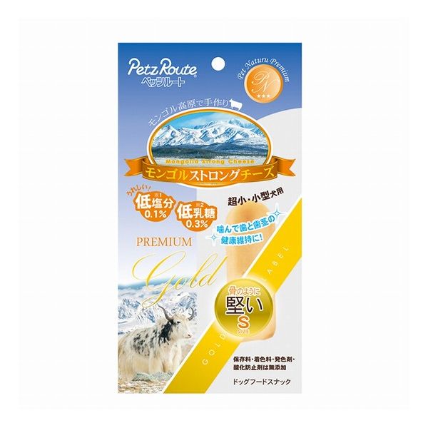 【12個セット】 ペッツルート モンゴルストロングチーズ S 1本 x12【送料無料】