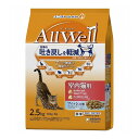 ユニチャーム AllWell 室内猫用 フィッシュ味挽き小魚とささみフリーズドライパウダー入り 2.5kg (500g×5袋)【ポイント10倍】【送料無料】