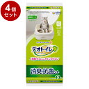 【4個セット】 ユニチャーム デオトイレ 1週間消臭抗菌デオトイレ専用シート 10枚 x4 デオトイレ用シート 猫用シート システムトイレ用 猫用トイレ 猫トイ...