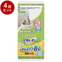 【4個セット】 ユニチャーム デオトイレ ふんわり香る消臭・抗菌シート ナチュラルソープの香り 10枚 x4 デオトイレ用シート 猫用シート システムトイレ用 ...