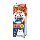 【4個セット】 CIAO すごい乳酸菌クランキー牛乳パック かつお節味 400g x4【ポイント10倍】【送料無料】