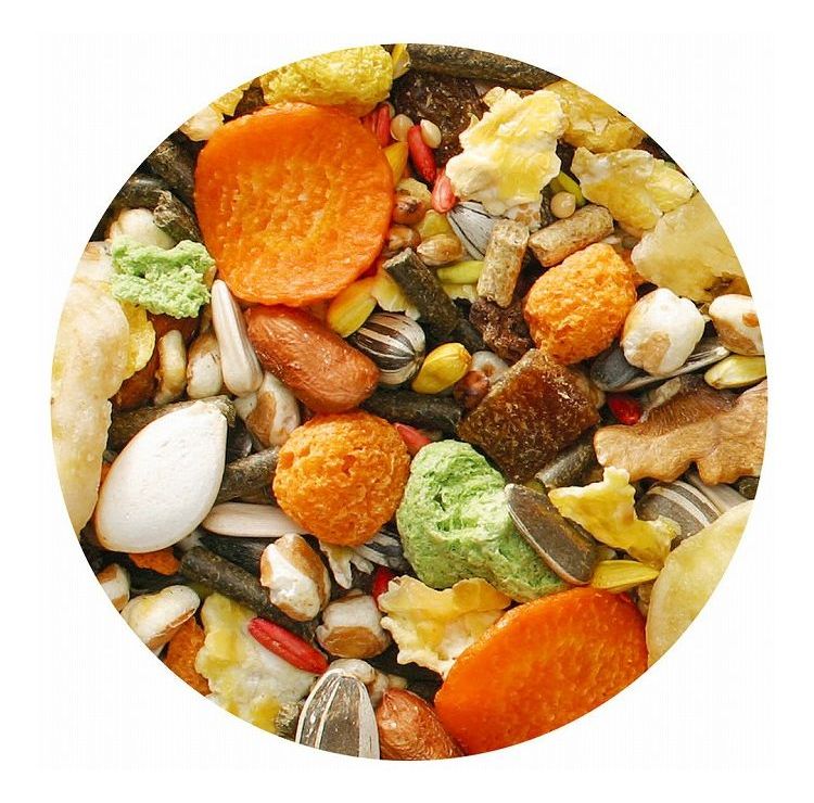 リコメン堂の【6個セット】 マルカン リス・ハムの主食ミックスフー ド 250g【ポイント10倍】【送料無料】｜アングル3