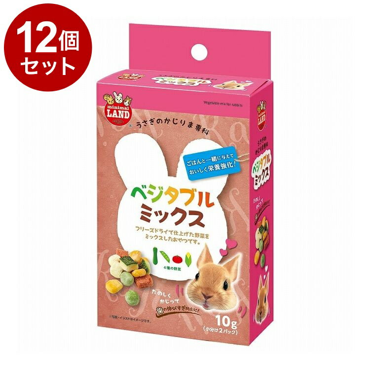 【12個セット】 マルカン かじりま専科 ベジタブルミックス 10g【ポイント10倍】【送料無料】