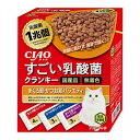 いなばペットフード CIAO すごい乳酸菌クランキー まぐろ節・かつお節バラエティ 20g×10袋
