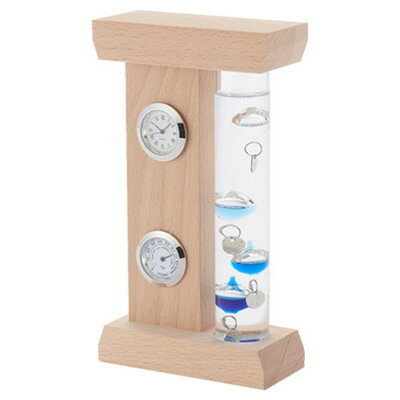 ガラスフロート温度計 ウェザーステーション 茶谷産業 333-800 ガラスフロート 温度計 ガリレオ温度計 ..