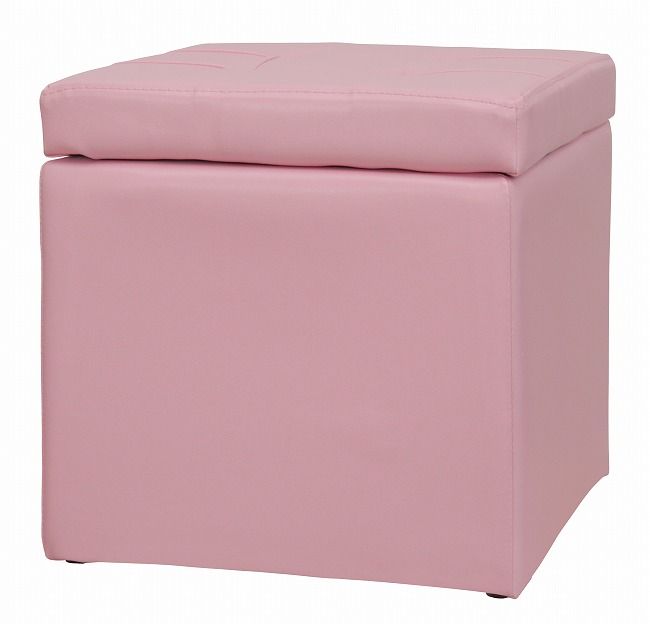 レザースツール1P スツール 収納ボックス レザースツール ローソファー フロアソファー 収納 スタイリッシュ オシャレ(代引不可)【送料無料】