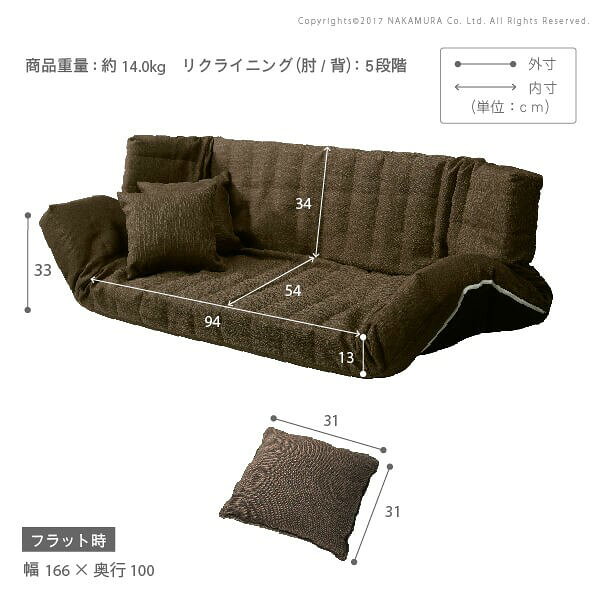 フロアソファー 二人掛け 低反発 低反発マルチソファー 〔ヴィンス〕 ローソファー こたつ 一人暮らし クッション付(代引不可)【送料無料】 [3]