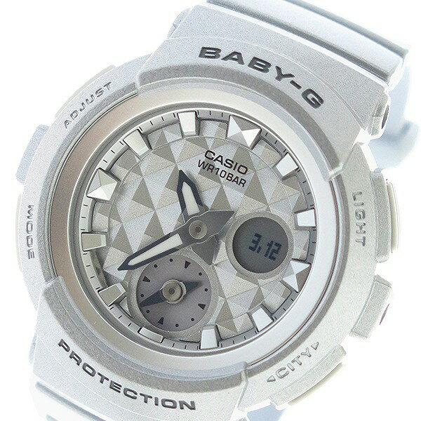 カシオ CASIO ベビーG BABY-G スタッズダイアル クオーツ レディース 腕時計 時計 BGA-195-8A シルバー【ポイント10倍】【楽ギフ_包装】