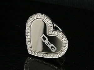 D＆G&nbsp;ドルチェ＆ガッバーナ&nbsp;リング/指輪&nbsp;ハート&nbsp;DJ0545/16号【送料無料】【10％OFF】【セール】【YDKG&nbsp;円高還元&nbsp;ブランド】【楽ギフ_包装】【ポイント10倍】【10P22Nov12】