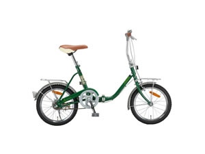 アラン ARUN 折畳 自転車 KY-16A-MGR モスグリーン【送料無料】