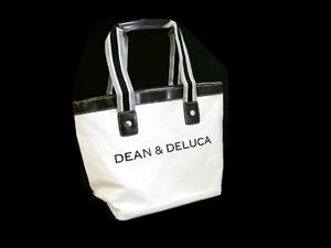 DEAN＆DELUCA ディーン＆デルーカ トートバッグ 小 白のサムネイル
