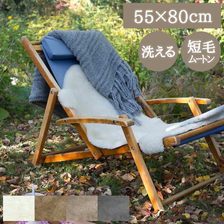 Acrylic - 洗える短毛ムートンラグ 1匹サイズ 短毛 ラグ さらさら ふわふわ ムートン ウォッシャブル 新生活 ペット ペットマット ペットラグ くすみカラー(代引不可)【送料無料】