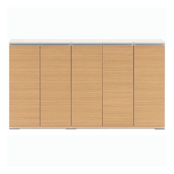 本州・四国は開梱設置無料 フナモコ 奥行31cm薄型リビング収納 【幅150.5×高さ84cm】 エリーゼアッシュ..