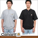 CARHARTT (K84) 半袖ヘンリーワーク Tシャツ / HENLEY WORK T-SHIRT 【カーハート】【最大ポイント10倍】