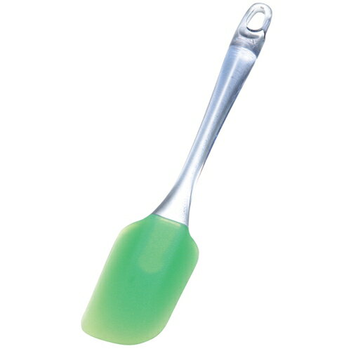 パール金属　SILICONE LINE スパチュラ M グリーン C-774