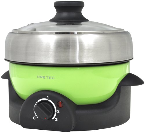 ドリテック DRETEC マルチポット 1.0L MC-803GN【送料無料】