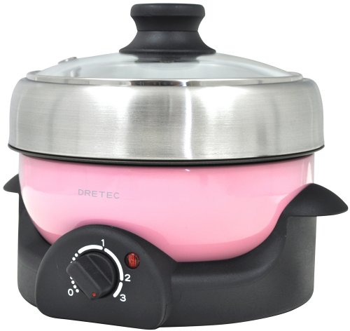 ドリテック DRETEC マルチポット 1.0L MC-803PK【送料無料】