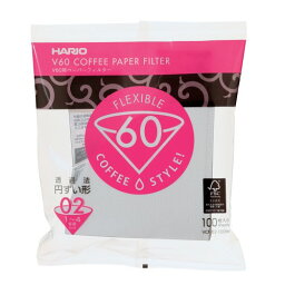 HARIO(ハリオ) V60用ペーパーフィルター 02W 1-4杯用 100枚入り VCF-02-100W