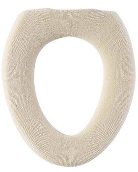 横綱工業 COLOR SHOP 便座カバーO型 ブラック