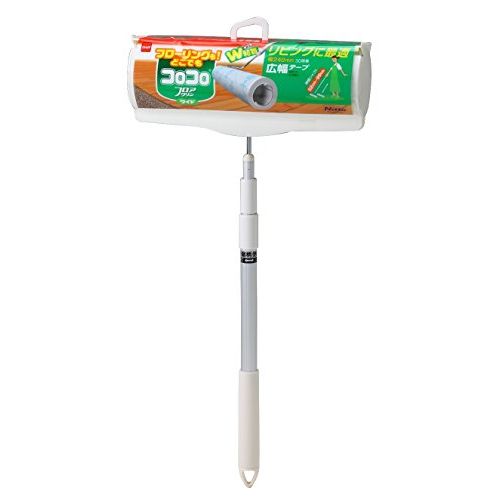 ニトムズ コロコロ フロアクリンワイド伸縮シャフト 【強弱のW粘着加工でゴミをキャッチ! 】C 2501【送..