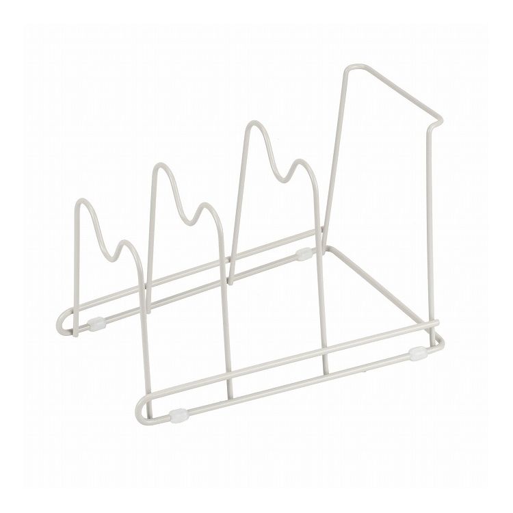 シンク下 シンクまわり ワイヤー フライパンラック 3段 ワームグレー LD-261 Style Storage(代引不可)..