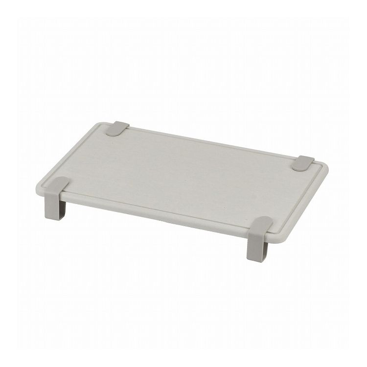 珪藻土 水切り プレート スリム 水切り スタンド付 プレートスタンド 4個セット キッチン シンクまわり 水周り ワームグレー LD-278 Style Storage(代引不可)