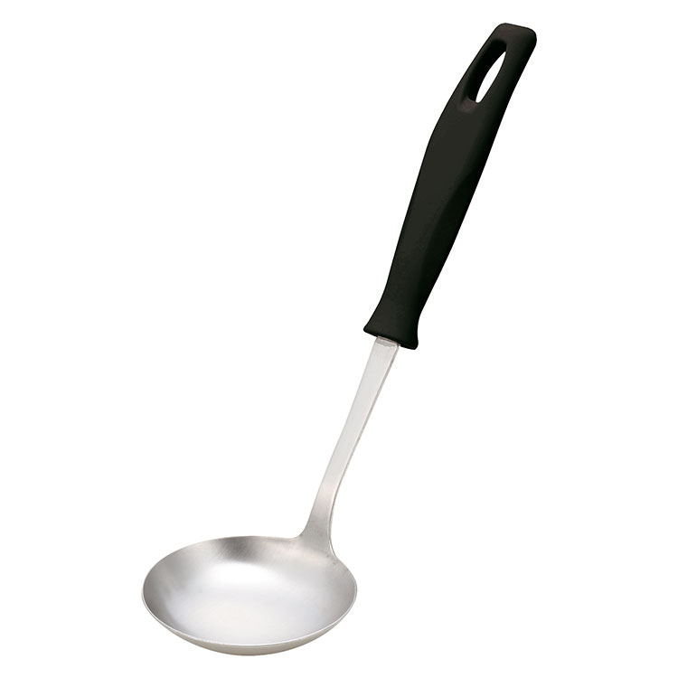 Soup Ladle （Holed） - 貝印 トパーズ 豆お玉 ブラック DE5874 KHS 日本製 KAI HOUSE SELECT(代引不可)