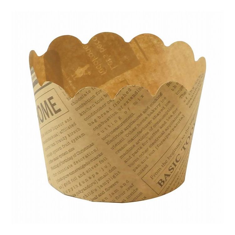 Style Dolce 紙製 マフィンカップ 6cm 英字 12枚入り 製菓用品 LD-588 製菓 お菓子作り スイーツ バレンタイン