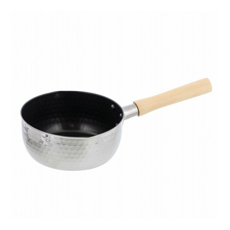 Yukihira Pans - ベストコ 雪平鍋 片手鍋 16cm IH ガス火対応 ふっ素樹脂加工 ステンレス NM-301 百味【送料無料】
