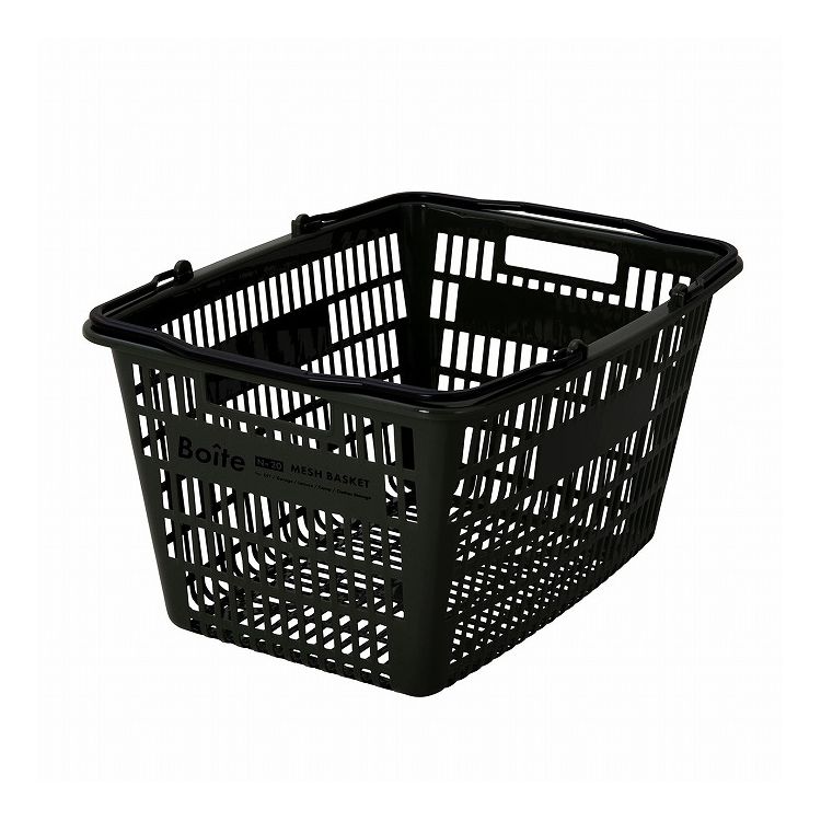 ■商品説明家の中だけではなく外でも使えるバスケット。マイバスケットとして、日々の買い物で活躍するポリプロピレン製バスケット。お掃除グッズや、おもちゃなど、ちょっとした小物類を収納するのに便利です。家の中だけでなく、外でも気兼ねなく使え、お掃除の洗濯かごとしても使用できます！汚れたら簡単にふき取りできるので衛生的。■サイズ幅35.5×奥行47×高さ26cm■材質本体/ポリプロピレン■生産国日本■備考-【送料について】北海道、沖縄、離島は送料を頂きます。LINKブラウンカーキブラック