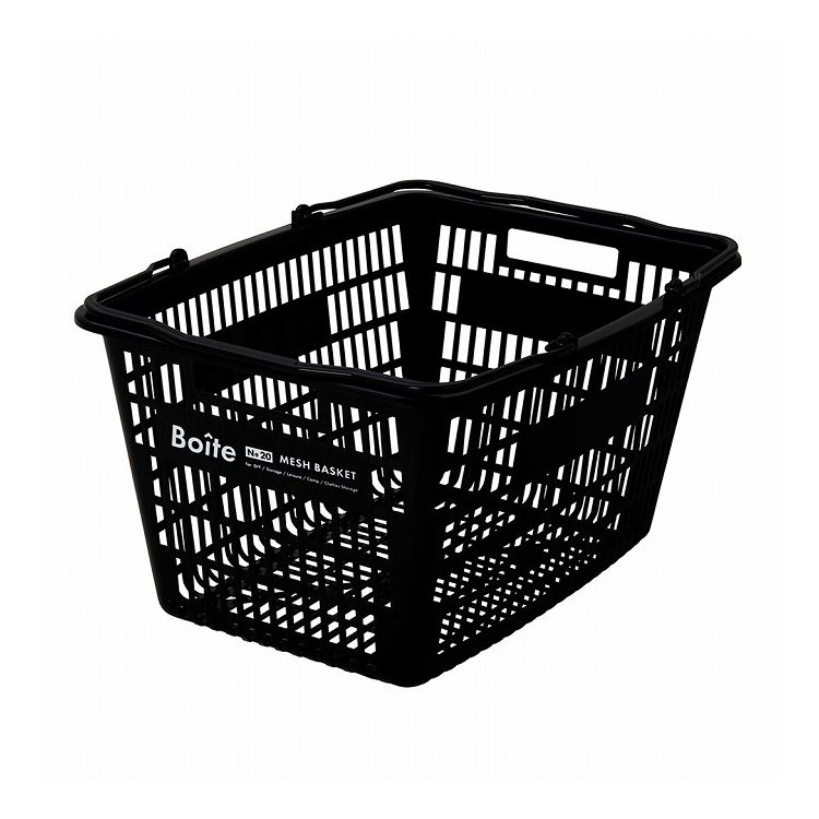 ■商品説明家の中だけではなく外でも使えるバスケット。マイバスケットとして、日々の買い物で活躍するポリプロピレン製バスケット。お掃除グッズや、おもちゃなど、ちょっとした小物類を収納するのに便利です。家の中だけでなく、外でも気兼ねなく使え、お掃除の洗濯かごとしても使用できます！汚れたら簡単にふき取りできるので衛生的。■サイズ幅35.5×奥行47×高さ26cm■材質本体/ポリプロピレン■生産国日本■備考-【送料について】北海道、沖縄、離島は送料を頂きます。LINKブラウンカーキブラック