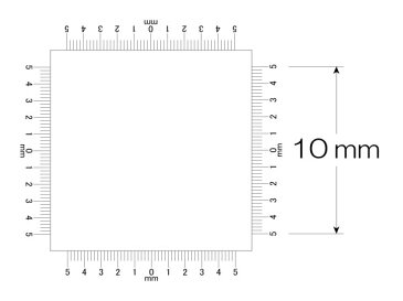 【MIZAR-TEC 】ミザールテック 高倍率ルーペ 倍率10倍 レンズ径28mm 0.2mm目盛り付き 日本製 RCS-10 /10点入り(代引き不可)【送料無料】