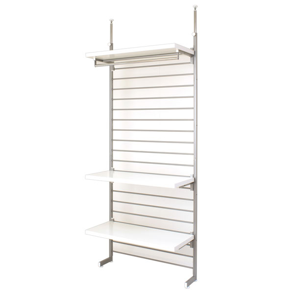 突っ張り式ラダーハンガー幅約93 ロッカータイプ ホワイト NJ-0090【送料無料】