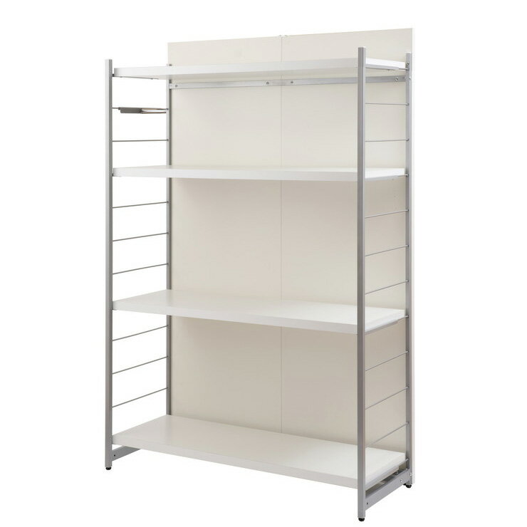 日本製 パーテーション 間仕切り 仕切り リビング 収納 収納ラック 幅120cm ラック ホワイト(代引不可)..