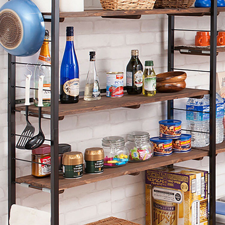 Radi ラック追加用棚板 幅60 奥行30 ブラウン ブラック オープンラック ワードローブ ヴィンテージ 壁..