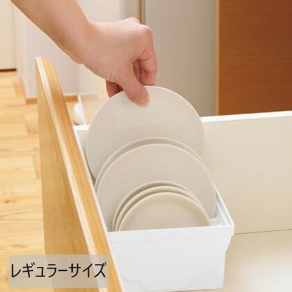 リッチェル トトノ 引き出し用 ディッシュスタンドN レギュラー 皿 スタンド ケース 整理整頓 縦置き スペース 活用【ポイント10倍】