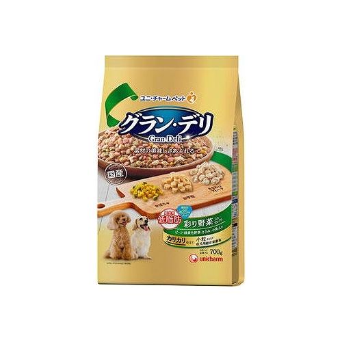 ユニチャーム グランデリ カリカリ仕立て 成犬用低脂肪彩り野菜入りセレクト~脂肪分約25%カット 700g 日本製 国産【ポイント10倍】