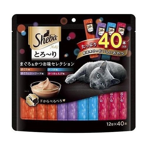 【商品説明】●猫ちゃんが手からでも舐めやすい、贅沢なおいしさのとろ〜りおやつです。●人気の4種をたっぷり入れたセレクションの大容量タイプです。・保存方法直射日光を避け、常温で保温して下さい。・原材料鶏肉、魚類(かつお、まぐろエキス等)、小海老、増粘安定剤(加工でん粉)、調味料(アミノ酸等)、増粘多糖類、EDTA-Ca・Na、発色剤(亜硝酸Na)・メーカー名マースジャパンリミテッド ・生産国タイ・賞味期限別途パッケージに記載・内容量1個(12gx40本)【送料について】北海道、沖縄、離島は送料を頂きます。