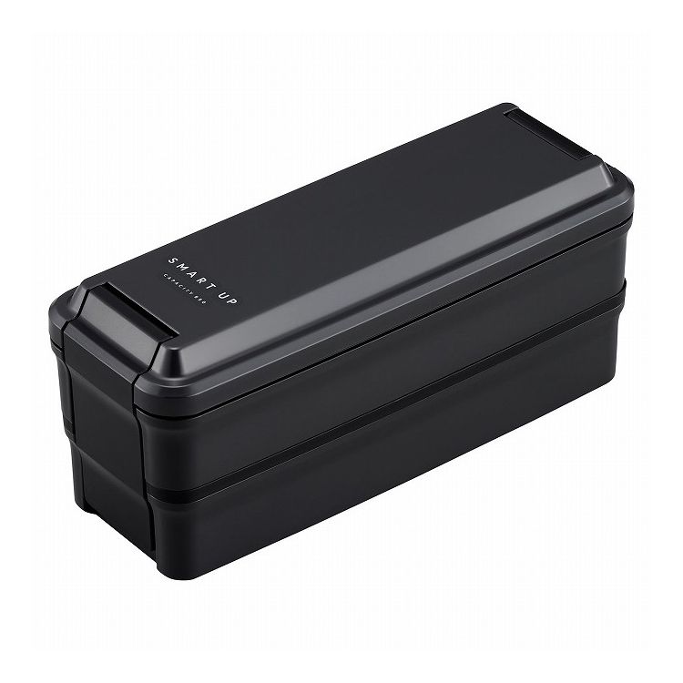 オーエスケー 日本製 SMART UP ランチボックス二段 仕切付 上410ml下440ml BLW-38H お弁当 ランチOSK