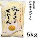 米 日本米 令和元年度産 福井県産 ミルキークイーン 5kg ご注文をいただいてから精米します。【精米無料】【特別栽培米】【新米】（代引き不可）