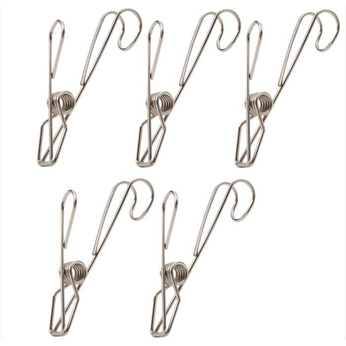 フック クリップ ステンレス ステンレス製 フッククリップ 5個セット キッチン 台所 洗面所 水回り サ..