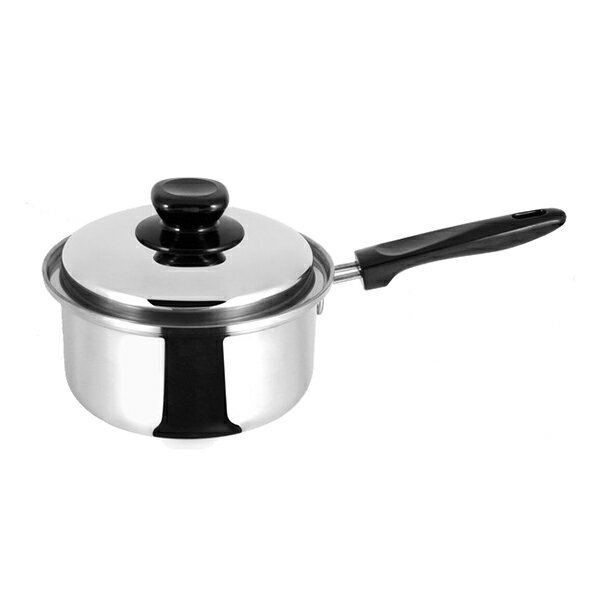 Ih/Gas Compatible - 【日本製】 極 鉄三層鋼 片手鍋 14cm(代引不可)【送料無料】