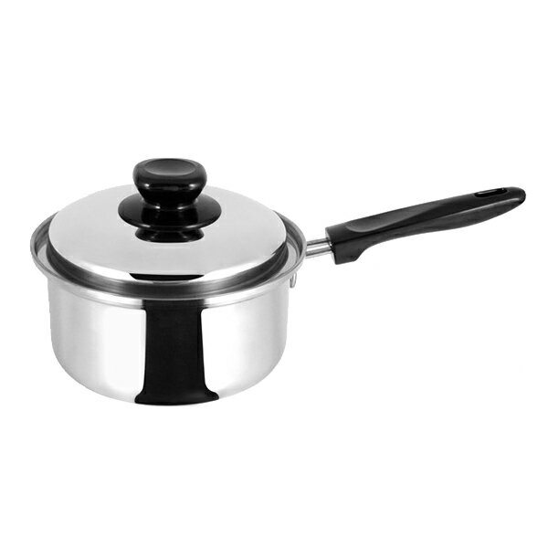 Ih Compatible - 【日本製】 極 鉄三層鋼 片手鍋 18cm(代引不可)【送料無料】