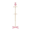 アニマルキッズハンガー うさぎ 木製 ポールハンガー キッズハンガー ハンガーラック コートハンガー(代引不可)【送料無料】