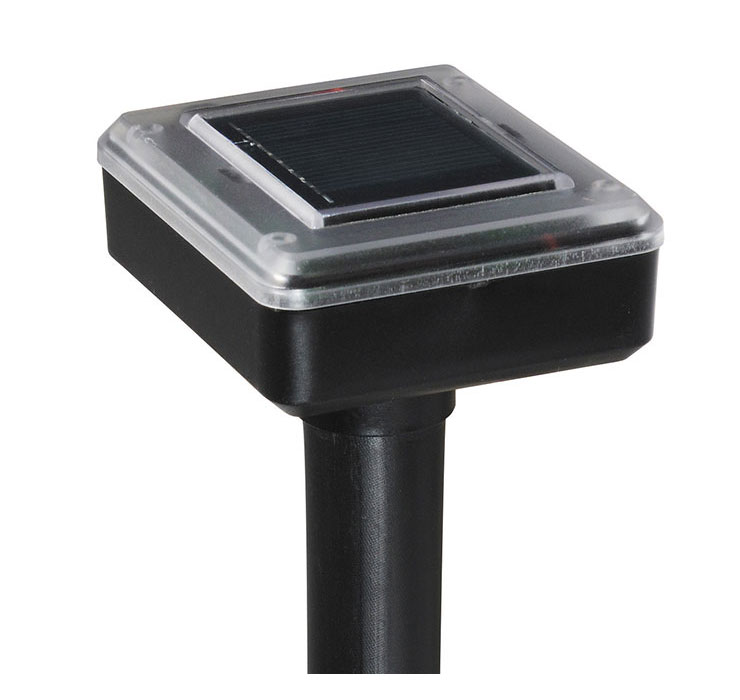 モグラ撃退器 ソーラー式 2本入 埋め込むだけで撃退 音波振動 害獣対策 モグラ 地ネズミ ガーデニング 畑 庭(代引不可)【送料無料】