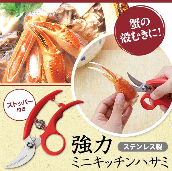 強力ミニキッチンハサミ(代引き不可)