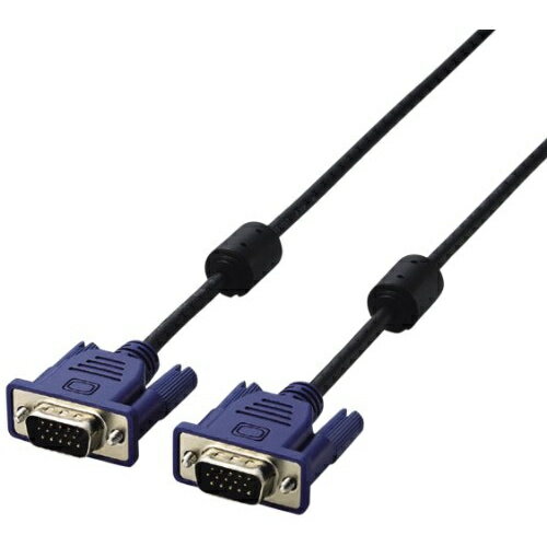 ELECOM �����Ʊ���ǥ����ץ쥤�����֥� 2.0m/D-Sub15pin(�ߥ�)����-D-Sub15pin(�ߥ�)���� ( CAC-20BK )(�����֥�/���ͥ���)