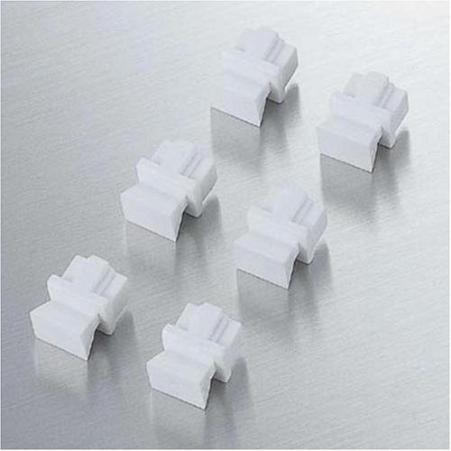 Other Supplies - ELECOM ジャック用ホコリカバー 6個 ( LD-DUSTWH6 )(その他周辺機器OP)