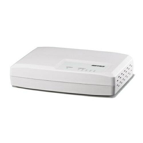 バッファロー 10/100M 5ポート スイッチングHub プラスチック筐体/電源内蔵モデル ( LSW3-TX-5NP/WH )(HUB)